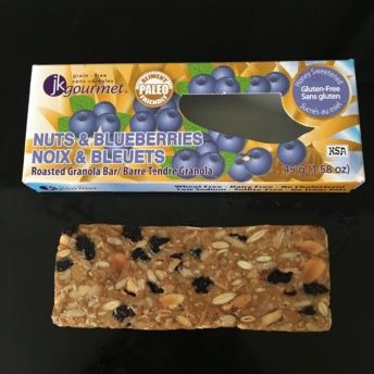 Gluten free granola bar from JK Gourmet